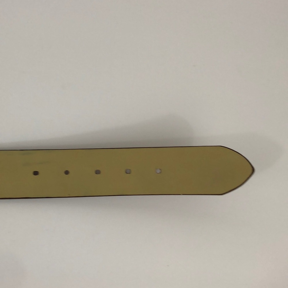 SoldFloral embroidered man made leather belt large - Picture 6 of 8